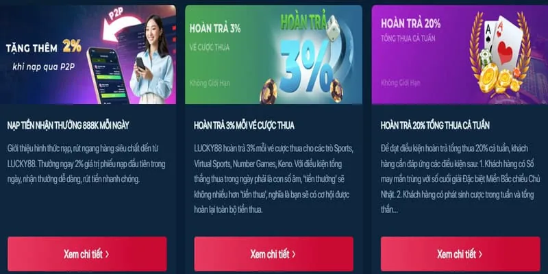Giao diện ứng dụng lucki8